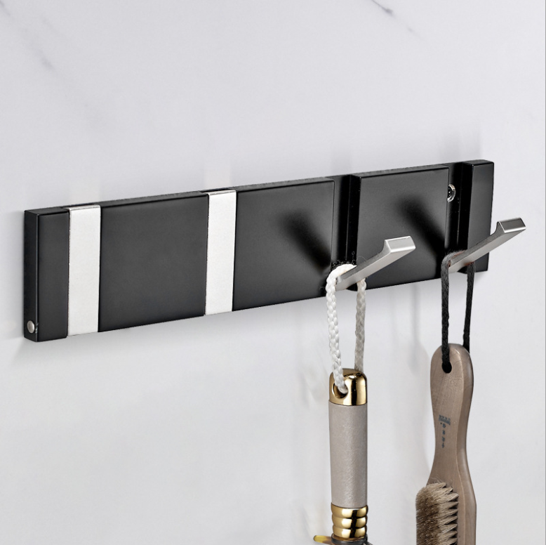 High metal material OEM logo  Wall Mounted  hidden wall hook coat hanger hooks