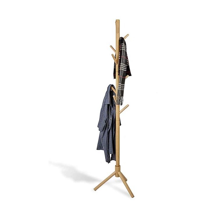 Manufacturers wholesale customized  good quality bamboo coat rack wooden coat rack coat racks