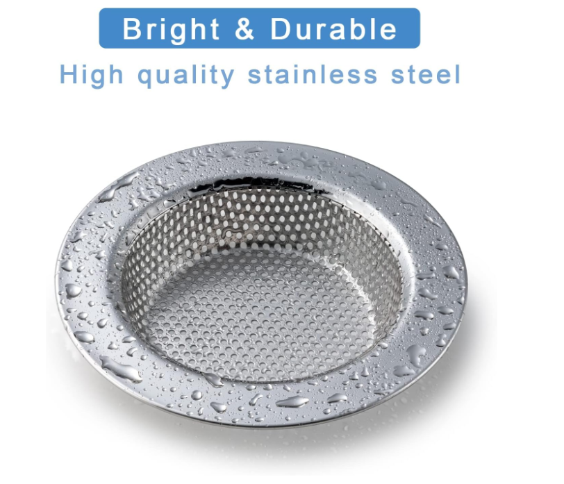 Hot selling stainless steel material Kitchen Sink Strainer  Basket