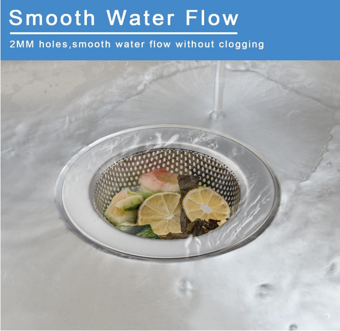 Hot selling stainless steel material Kitchen Sink Strainer  Basket