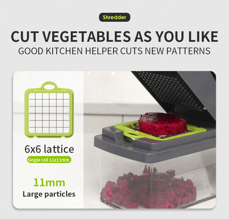 Durable Fullstar Vegetable Chopper Dicer Mandoline Slicer Multifunction Vegetable Chopper 16 In 1 Vegetables Cutter And Chopper