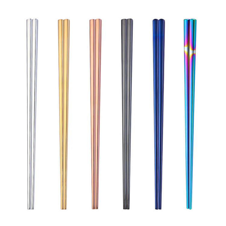 OEM chopsticks stainless steel chopstick reusable korean