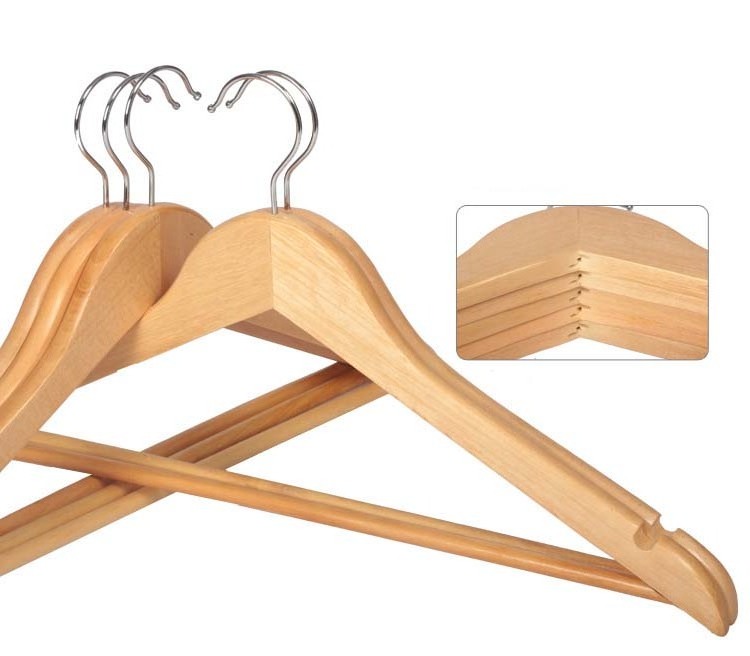 Solid Wood Hangers Drying Rack Clothing Wooden Hanger Suit Shirt Trousers Sweaters Dress Organizer for clothes