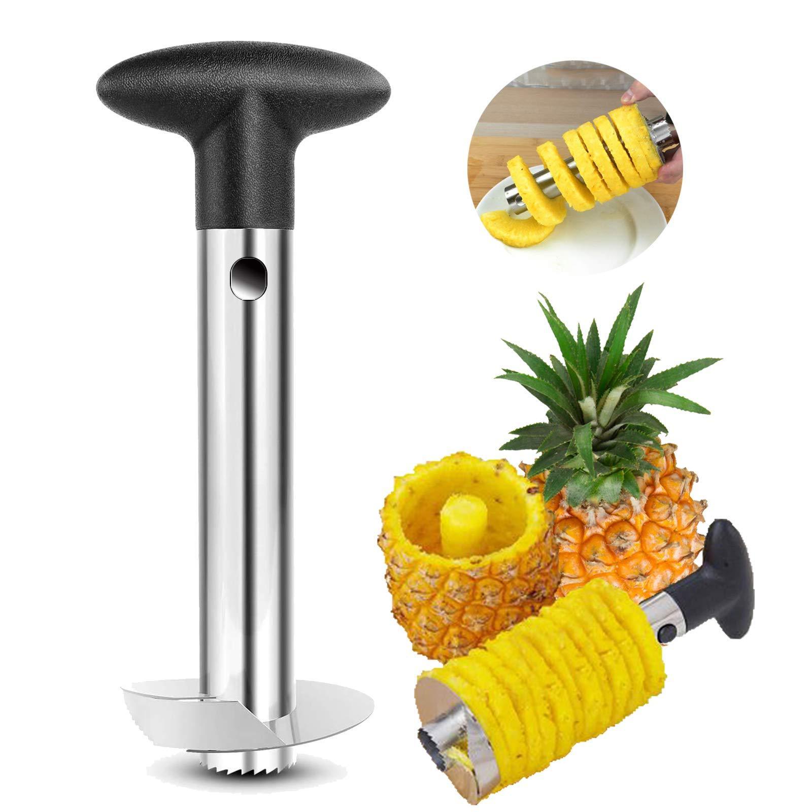 2023 Hot Sale Multifunctional stainless steel pineapple slicer pineapple peeler fruit cutter