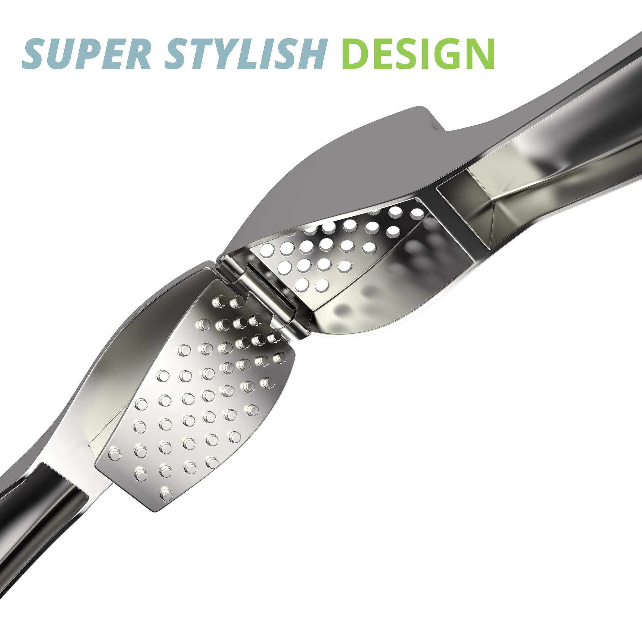 Premium Quality Zinc Alloy Garlic Press Chopper Crusher With Grip Handle Kitchen Gadgets Garlic Chopper Garlic Press