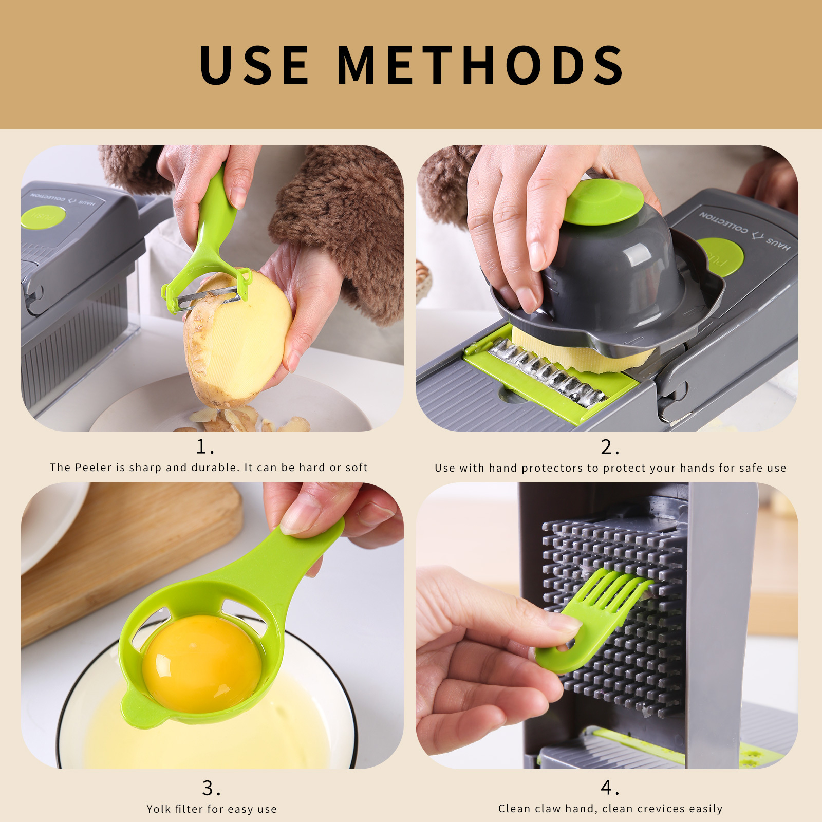 Kitchen tool 16 in 1 multifunctional slicer manual mandoline food Vegetable Chopper Cutter Onion cutter