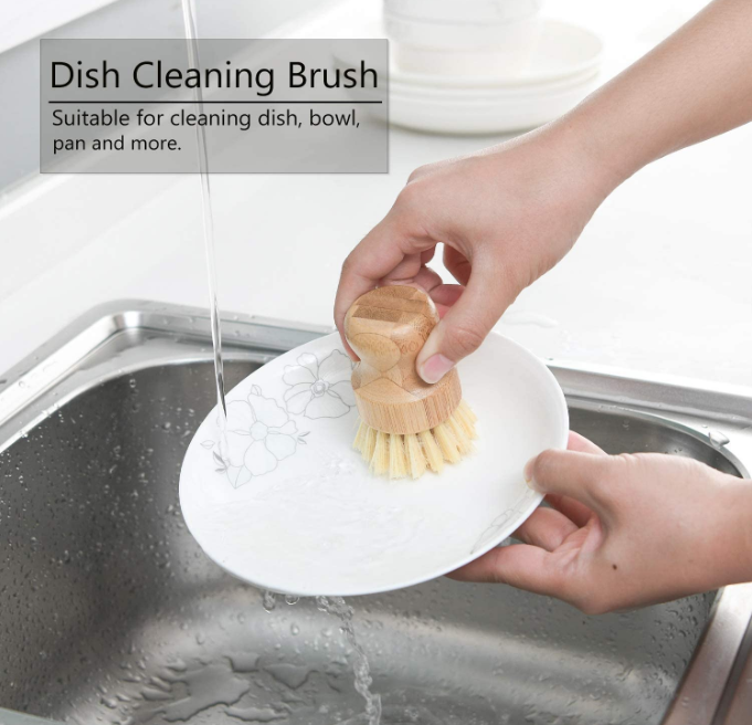 customized logo kitchen brush cleaning brush kit cleaning brushes for Dish/Bottle/Vegetable/Pan/Pot