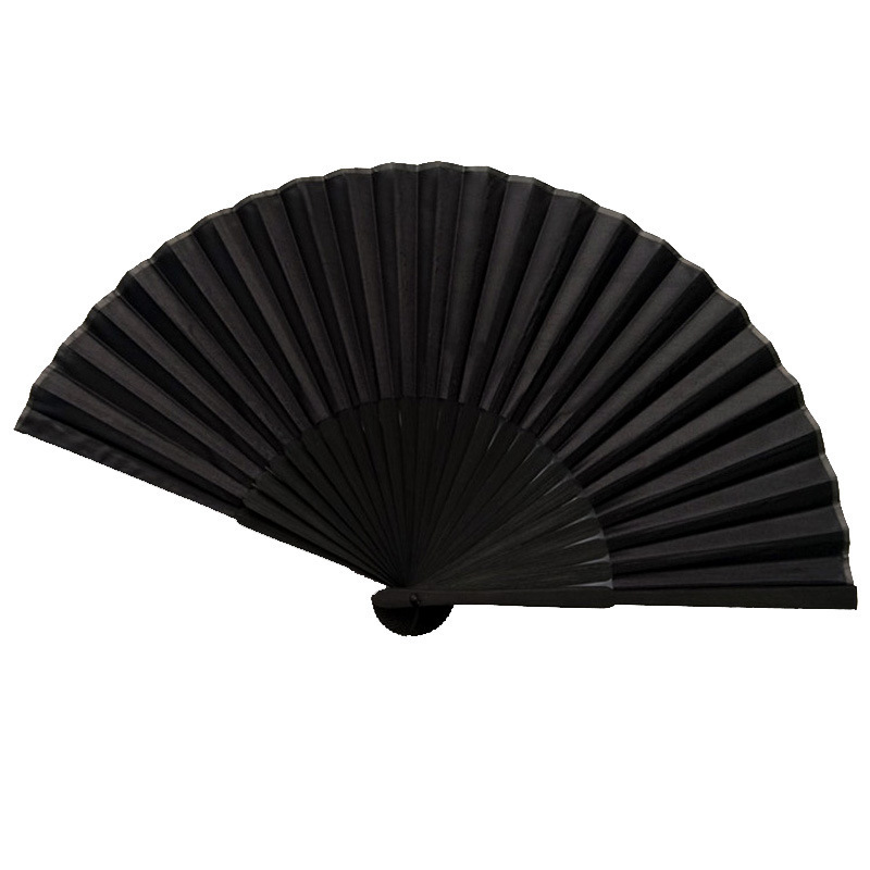 Chinese Style Black Vintage Hand Fan Folding Fans Dance Wedding Party Favo Dance Party Folding Fans