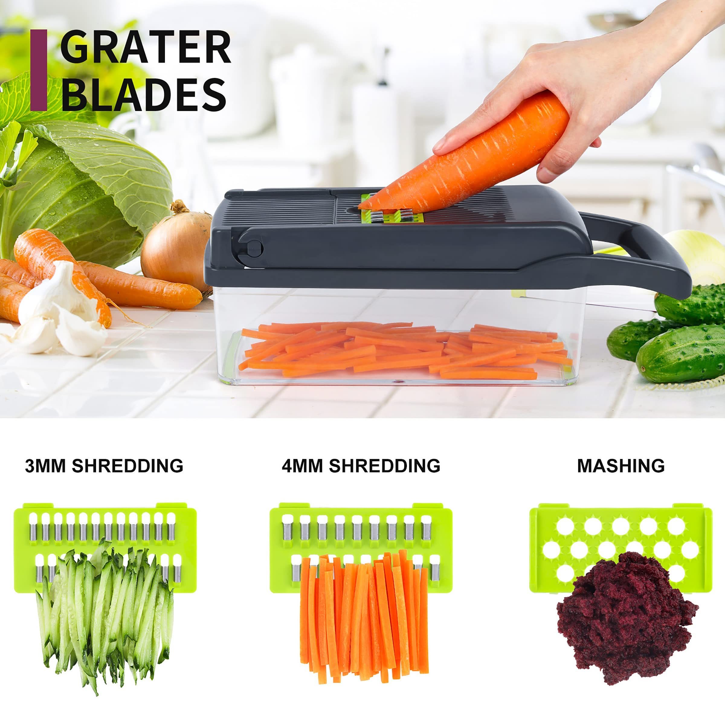 Manual Hand Easy Use Multifunctional Vegetables Cutter Kitchen Gadgets Vegetable Slicer Vegetable Chopper