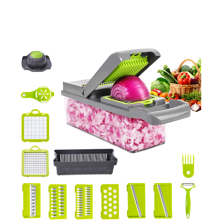 hot selling multifunctional vegetable cutter grater with box cheese grater vegetable cutter vegetable chopper