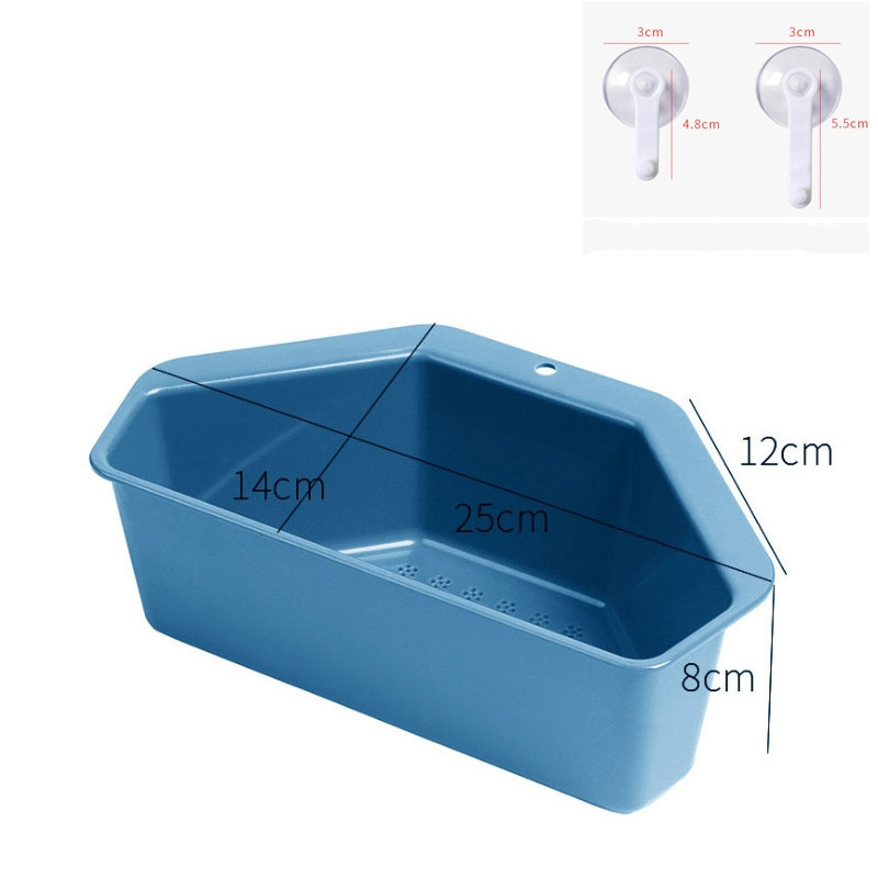 2024 Hot Selling Kitchen Tools Silicone Sink Rack Over-the-Sink Storage Drying Drain Antirust Dish Storage Basket