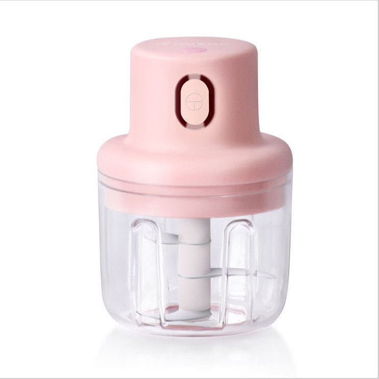 Portable Mini Electric Baby Food Blender USB Durable Plastic Container Multifunction Chopper Rechargeable Power Blender