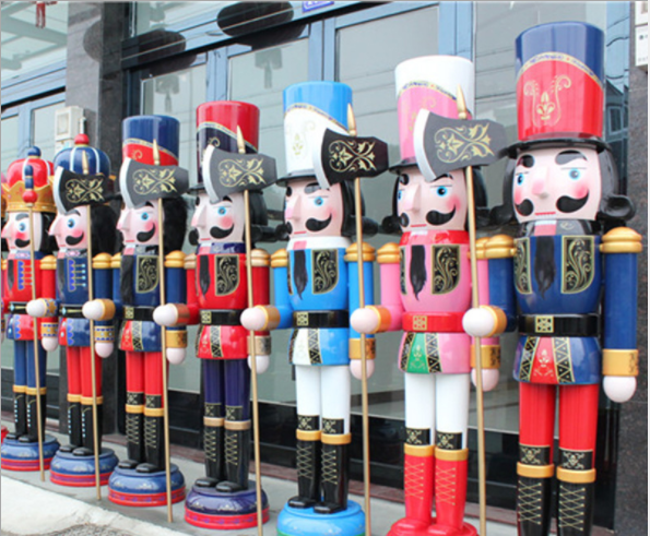 Wooden 6ft life size nutcracker