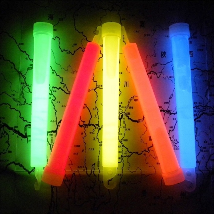 Glow Whistle Party Decoration Camping Emergency Lights 6Inch Industrial Grade Fluorescent Club Supplies GlowStick