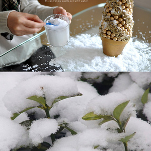 Cheap White Fake Christmas Snow Spray 10g Artificial Magic Instant Snow Powder Fluffy Super Xmas Tree Wedding Party Decor