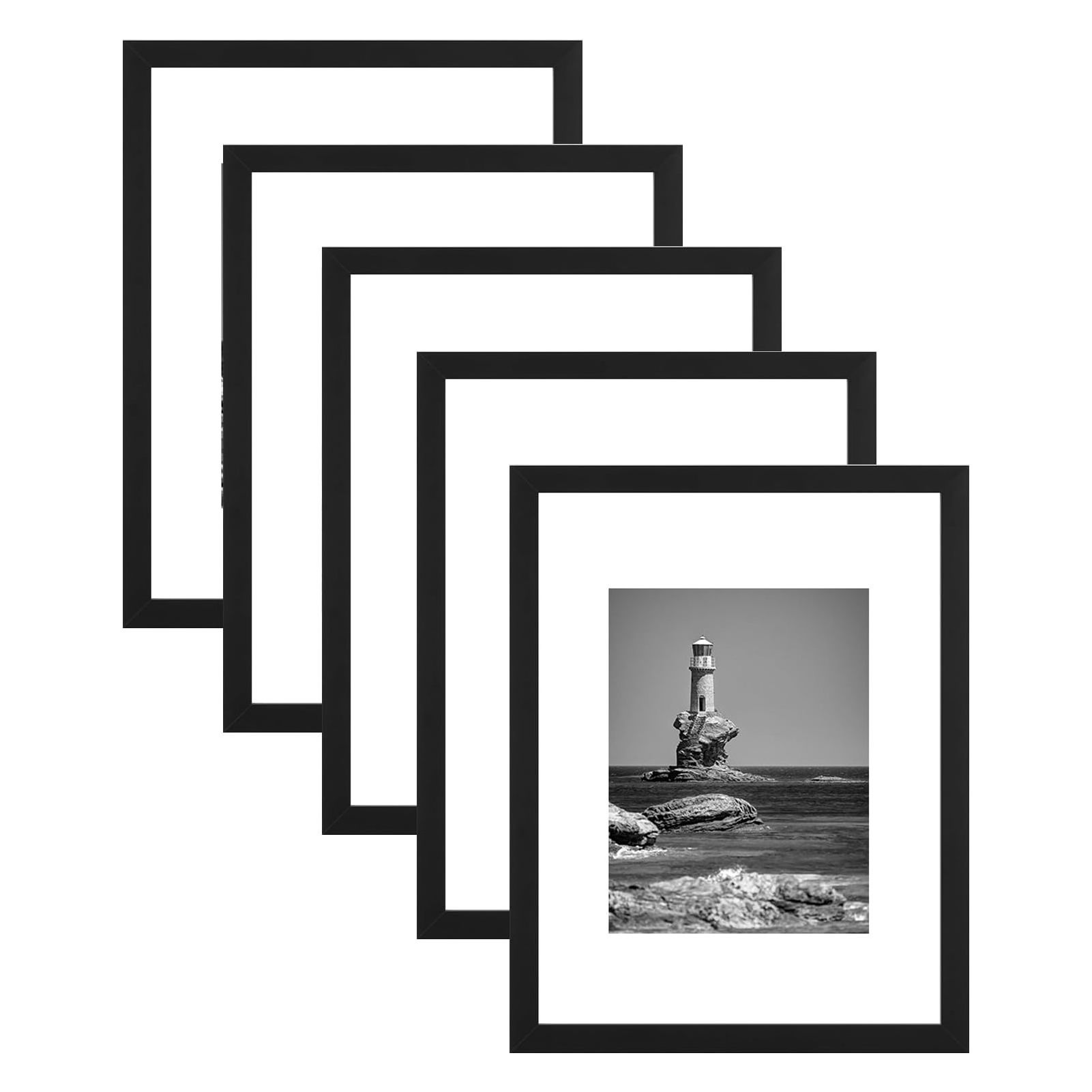 A1,A2,A3,A4,A7,4x6,5X7,6X8,8x10,11x14,12x16,12x18,16x20,18x24,24x36 black White Poster picture wood photo frame