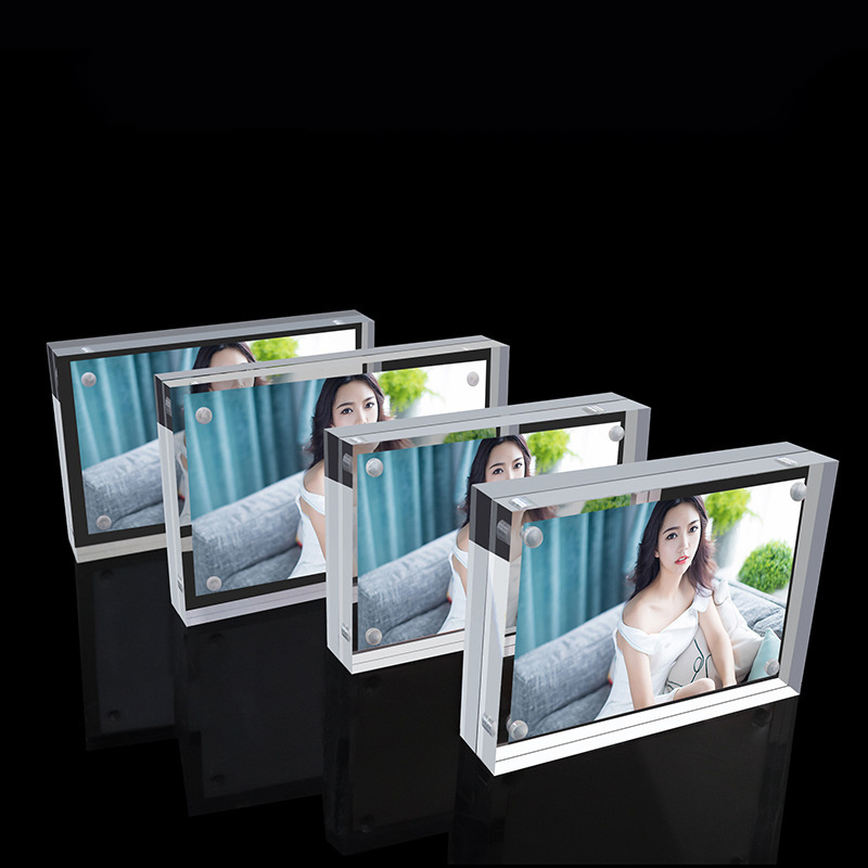 Magnet thickening Acrylic Photo Frame Picture Clear Acrylic Customized size Acrylic Photo Frame