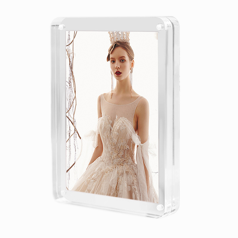 Magnet thickening Acrylic Photo Frame Picture Clear Acrylic Customized size Acrylic Photo Frame