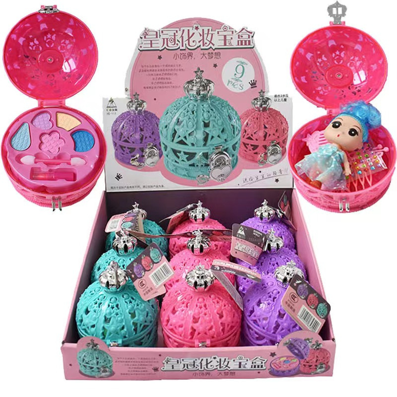 Blind box surprise doll princess dismantle music surprise crown treasure box ornament box girl gift toy