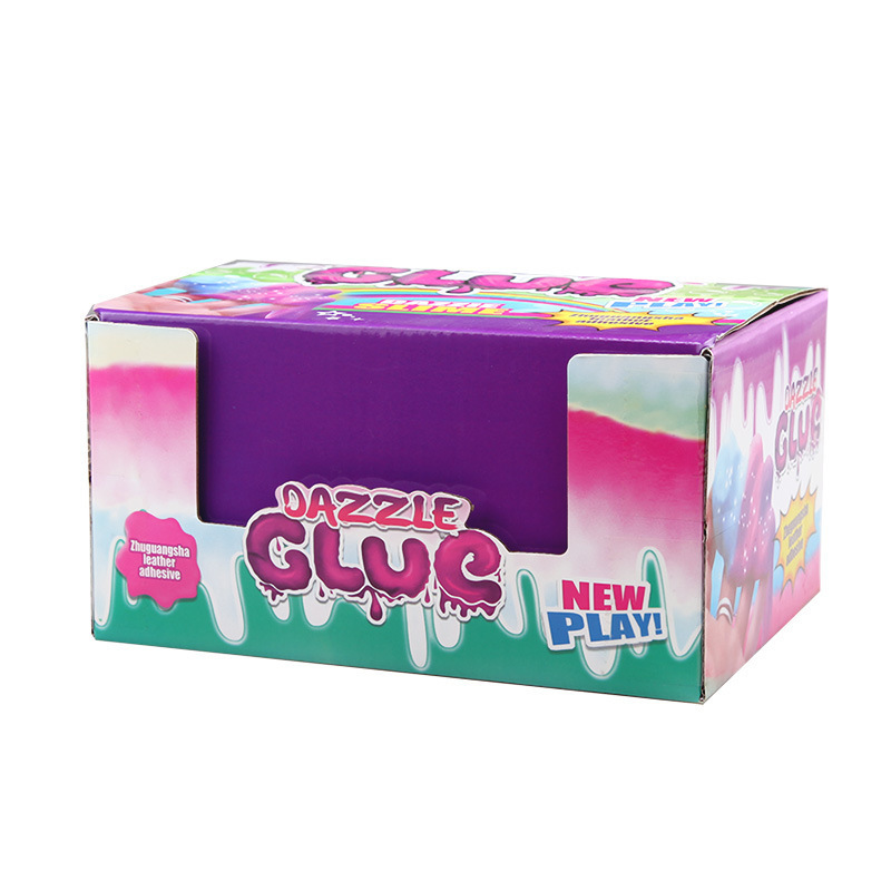 Hot sale in stock kid toy slaym glue for slime colorful playdough polymer clay