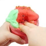 Hot Kids Toy Stress-Relieving Puff Children Cotton Cake Educational Watermelon Colors Diy Fruit Slime Glue