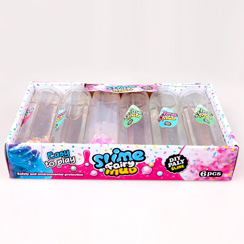 Educational Slime Toys Product Kids Barrel Colorful Scented Charms Crystal Putty Slime