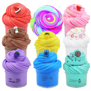 No Logo 25 Color  70ml Cloud Slime Non-toxic Not Sticky Cotton Slime Fluffy Butter Slime