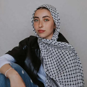 FRC Soft modal Keffiyeh hijab breathable cotton modal Palestine women Hijabs natural cotton Hijab Scarf