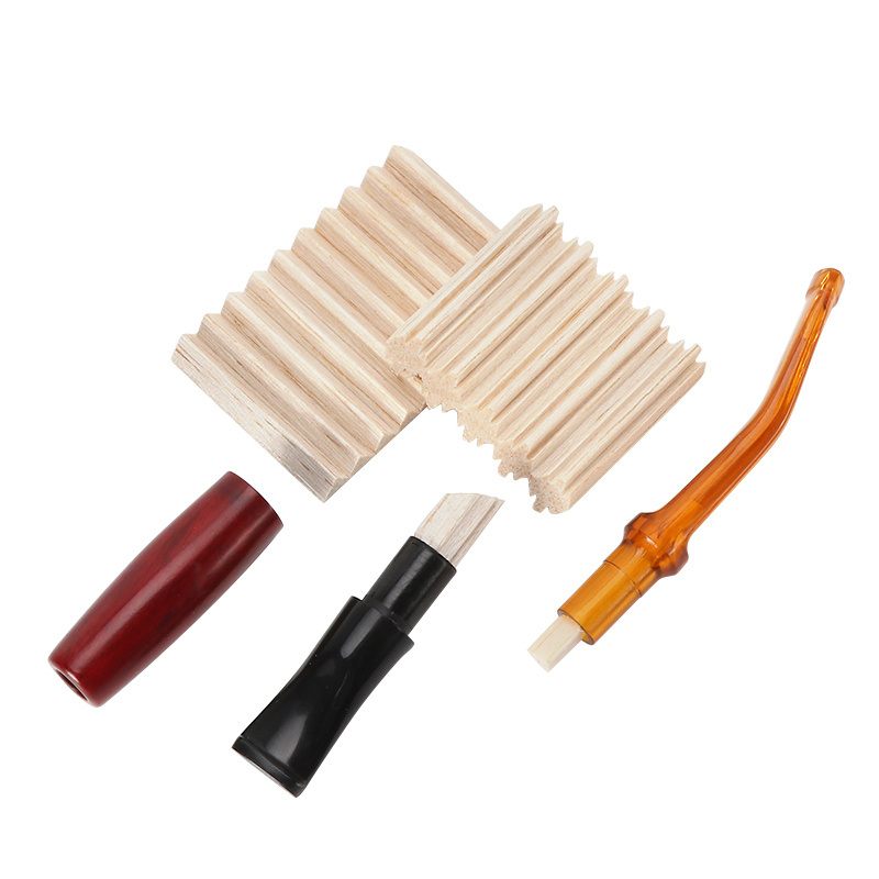 New Style 6mm 9mm Wood Pipe Filters Wholesale Tobacco Smoking Pipe Screen Filter Wholesale Smoke Pipe Accessories