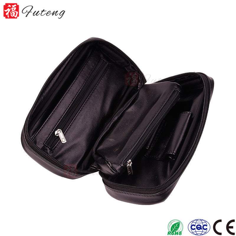 Futeng High Quality Soft Leather Smoking Pipe Case Tobacco Pipe Bag