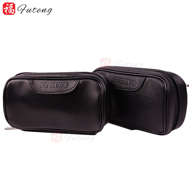 Futeng High Quality Soft Leather Smoking Pipe Case Tobacco Pipe Bag