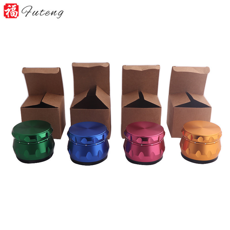 Futeng Fashion Tobacco Herb Grinder fast shipping Smoking Accessories Spice grinder aluminum grinder