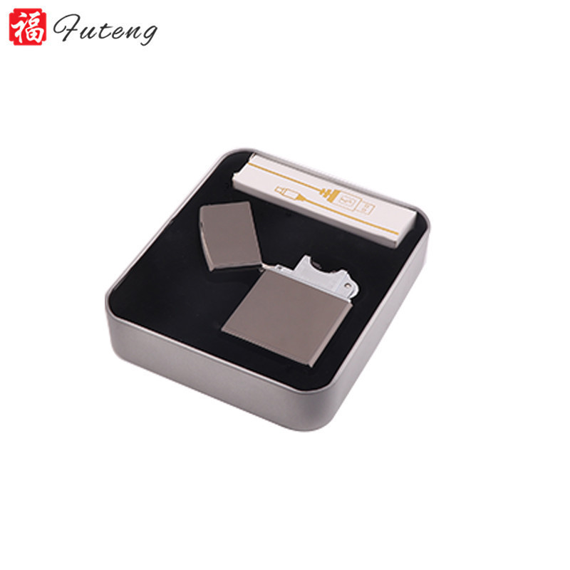 Futeng High Quality Best Gift Luxury Electronic Windproof Usb Cigarette Lighter Wholesale Rechargeable Lighter Cigarette