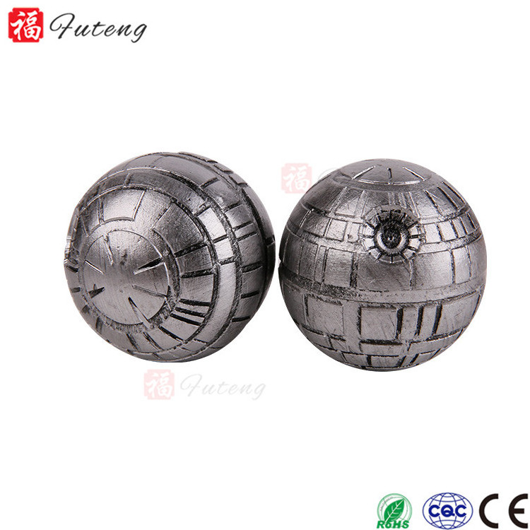 Futeng Resin Zinc Alloy 3 Parts Pokeball Herb Grinder 55MM  Wholesale Popular Smoking Crusher