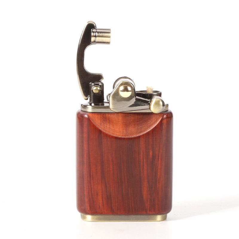 Futeng new in stock rocker vintage kerosene lighters luxury custom refillable cigarette flint lighter smoking accessories