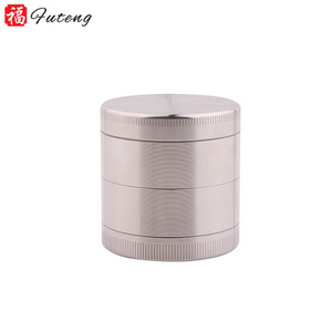 High Quality Stainless steel 50mm Grinder Big Metal 4 Layers Wholesale Stainless steel Herb Grinder Tobacco Metal