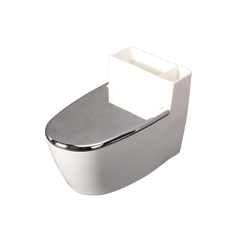 Ashtray Toilet Style Metal Portable Funny Car Ashtray Home Use Stainless Steel Car Cigarette Ashtray Wholesale