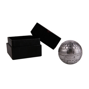 Futeng Resin Zinc Alloy 3 Parts Pokeball Herb Grinder 55MM  Wholesale Popular Smoking Crusher