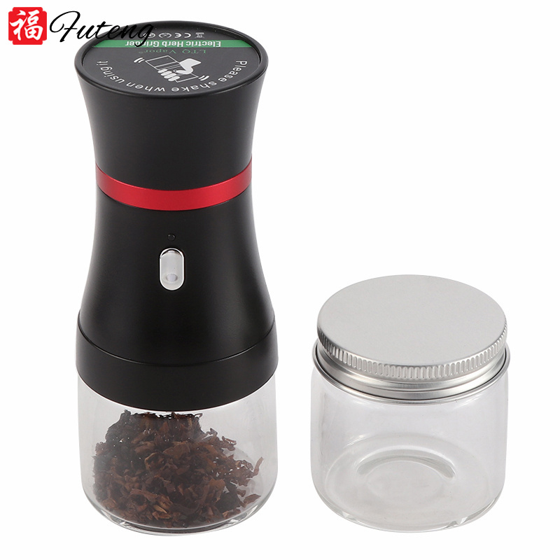 Electric Dry Herb Grinder USB Rechargeable New Design Wholesale Smoking Accessories Stainless steel Electric Tobacco Grinder