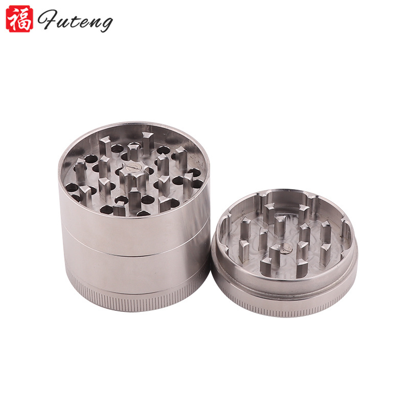 High Quality Stainless steel 50mm Grinder Big Metal 4 Layers Wholesale Stainless steel Herb Grinder Tobacco Metal