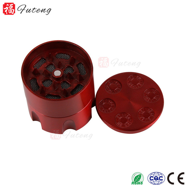 Hot Selling Wholesale Mini Metal Herb Grinder 30mm Portable 3 Parts Shooters Grinders