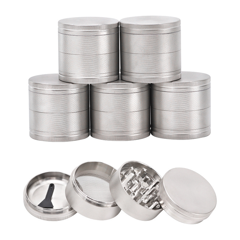 High Quality 4 Layers Stainless Steel Herb Grinder Wholesale 45mm Metal Stainless Steel Grinder for Herb Tobacco Spice Crusher