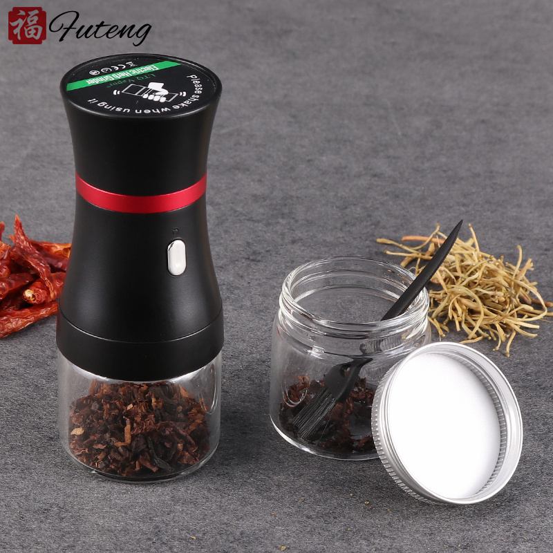 Electric Dry Herb Grinder USB Rechargeable New Design Wholesale Smoking Accessories Stainless steel Electric Tobacco Grinder