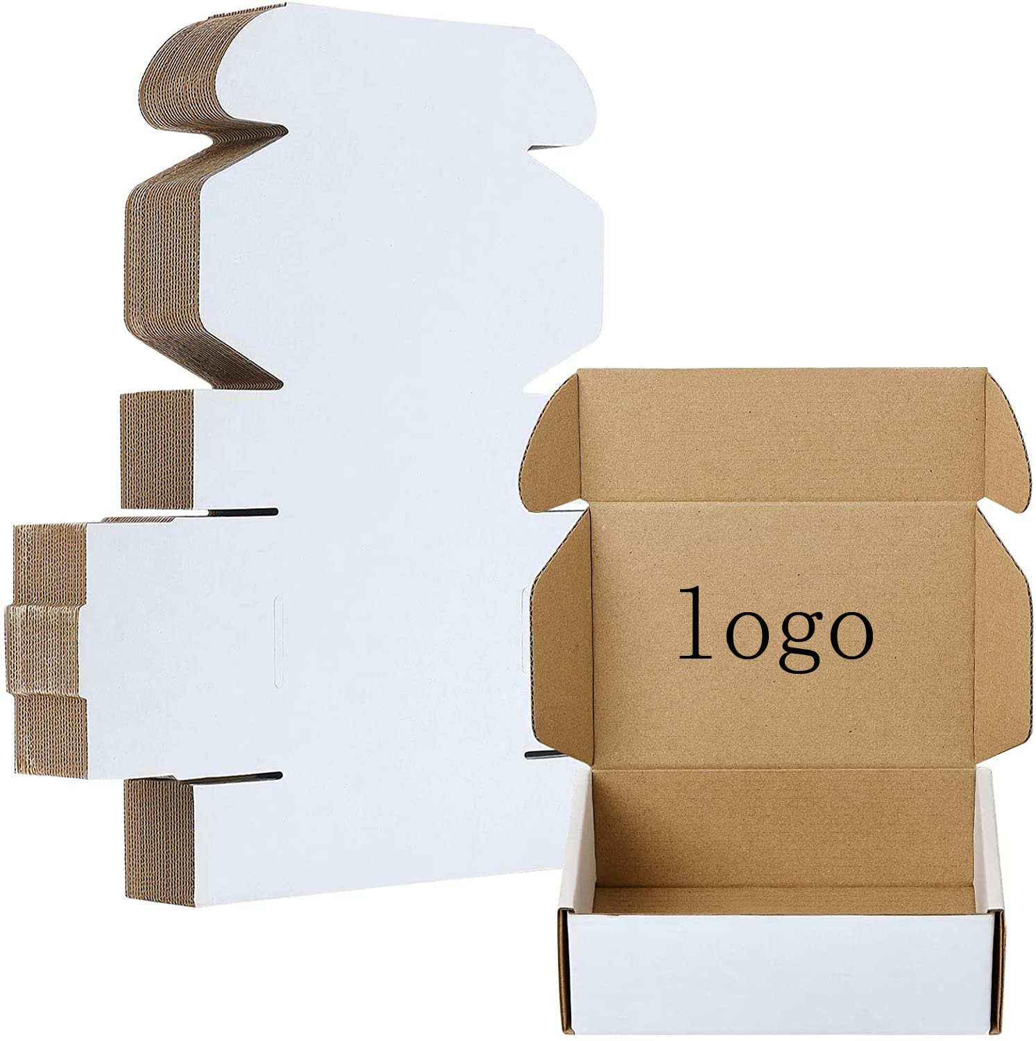 Hot Sale Corrugated Paper Printing Magnetic Carton Brown With Logo For Handbags Custom Cardboard Shipping Boxes