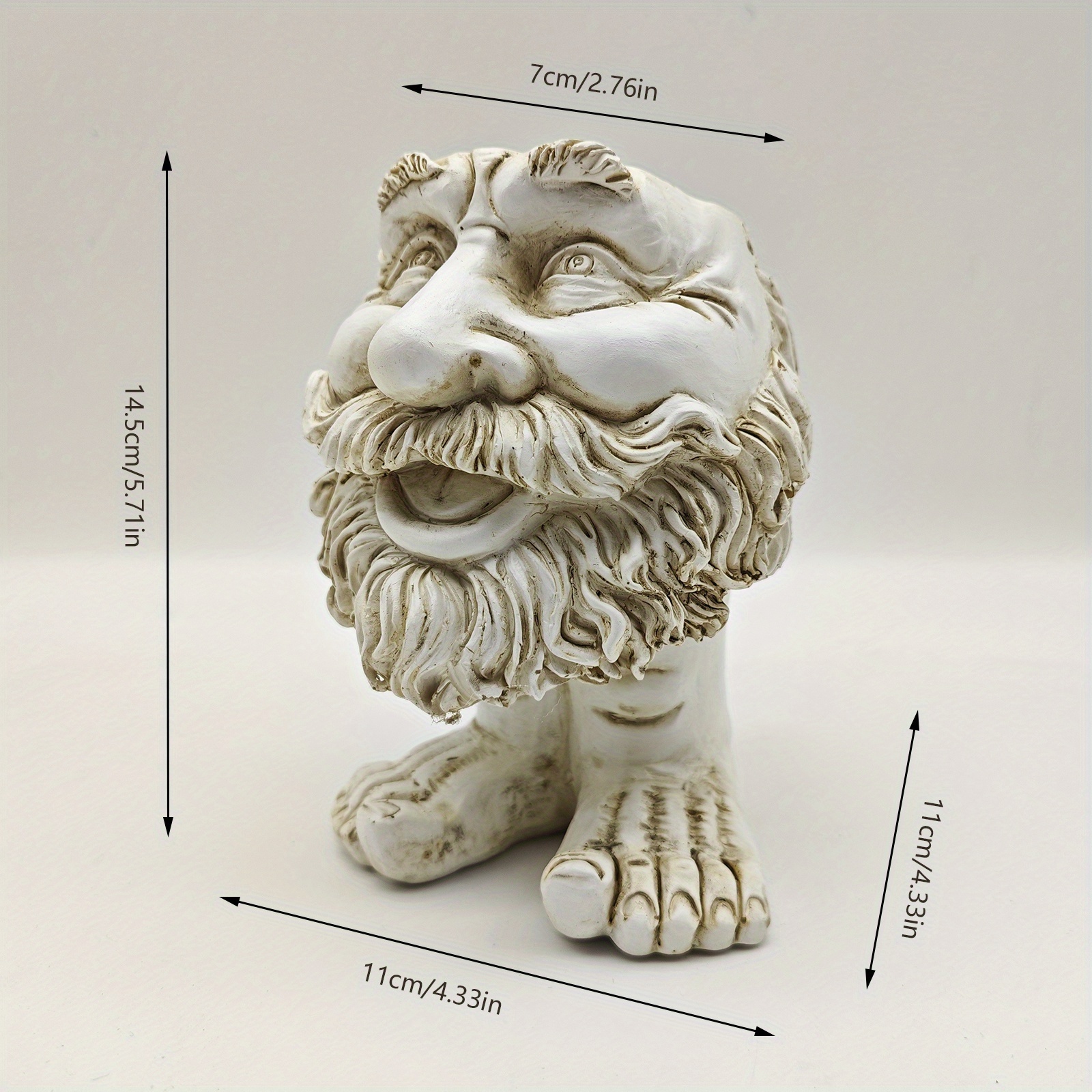 Fengzhi Factory Modern Style Muggle Face Statue Flower Pot Funny Emoticons Garden Decoration Resin Crafts