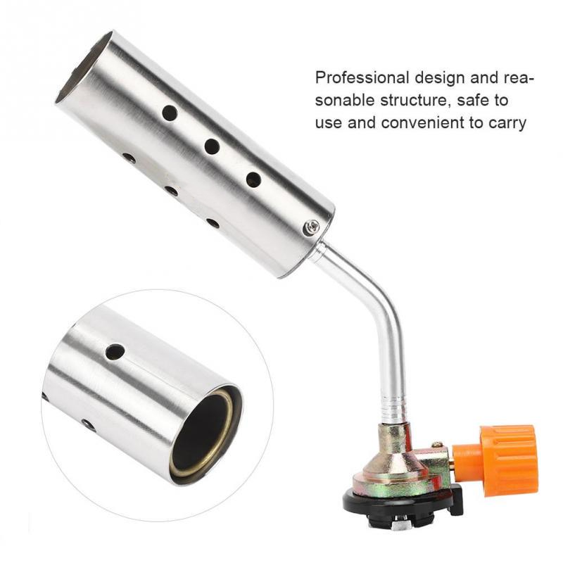 Factory Direct Sales Portable Preheat Fire Flame Gun Butane Gas-Burner Torch for BBQ Welding Torches with Flamethrower Flame