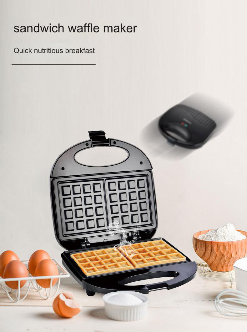 Wholesale street food machines grill electric sandwich maker for breakfast snack machines waffle and doughnut maker