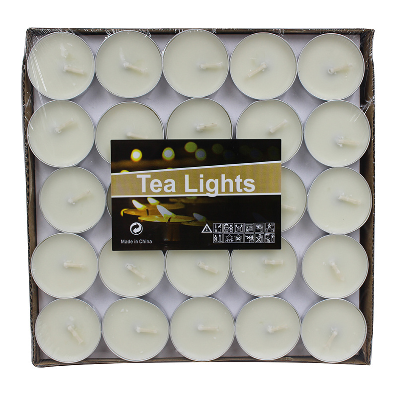 6g Hot-selling More Popular Free Sample Small Paraffin Wax 2 Hours Spiritual Tea Light Candle Set For Date Party Home Use