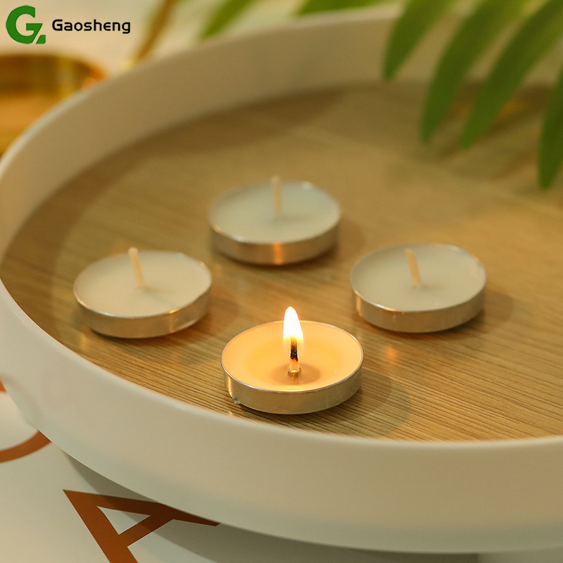 6g 10g 12g 14g Factory Directly High Level Smokeless Aromatherapy Paraffin Wax Tea Light Candle For Party Birthday Festival Use