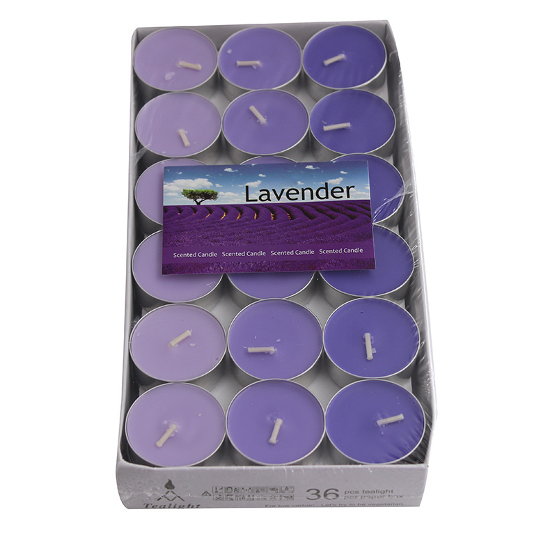 Wholesale Color Tea Light Candles Superior Quality Unscented Non-toxic - 4 Hours Burn Tealight